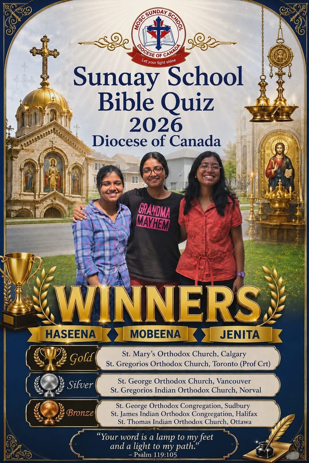 Sunday School Bible Quiz 2026 Winners